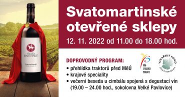 Svatomartinské otevřené sklepy 2022
